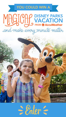 AccuWeather Every Minute Matters Sweepstakes with Chance to Win a Magical Disney Parks Vacation