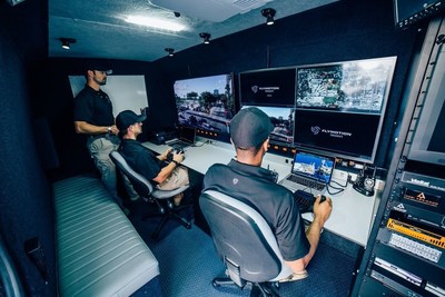UAS pioneer FlyMotion's TRIDENT mobile command and control vehicle for drone-mounted cameras integrates LiveU's hybrid bonded cellular technology to deliver unmatched capabilities for live video acquisition, management and distribution over IP.