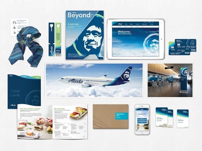 The refreshed brand will be featured throughout the airport experience, on all digital channels, in marketing materials and across Alaska's entire fleet.