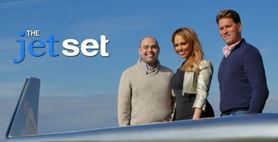 The Jet Set Hosts: Bobby Laurie, Jessica Reyes & Gailen David at "The Wing Desk"