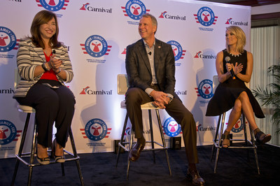 Carnival Cruise Line, Operation Homefront and Carrie Underwood announce partnership.