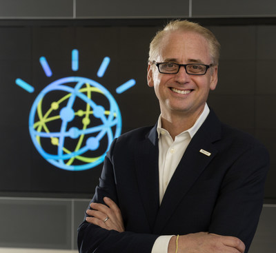 Today IBM announced it has closed the acquisition of The Weather Company's Product and Technology Businesses. The Weather Company CEO David Kenny assumes leadership of the IBM Watson platform business. (Photo Credit: Jon Simon/Feature Photo Service for IBM)