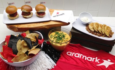 When it comes to feeding hungry football fans, Aramark, the leading food and beverage provider to 11 NFL teams, has the winning game plan. Serving more than six million football fans each season, Aramark's team of chefs have compiled easy tips, recipes and video demonstrations, at aramark.com/gameday, to ensure your Big Game celebration scores a touchdown with your guests.