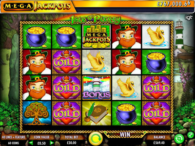 IGT features the Megajackpots game, Isle O' Plenty at ICE.