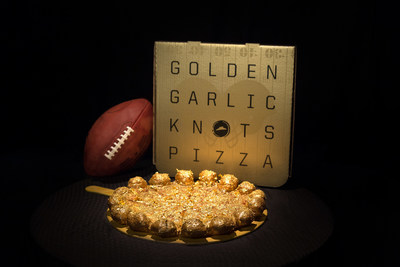 Pizza Hut designs 24-karat Golden Garlic Knots Pizza in honor of golden anniversary of the Big Game - 50 lucky winners will be randomly selected to receive a special-edition Golden Garlic Knots Pizza on Game Day, with Wide Receiver Golden Tate to serve as honorary representative of the new golden pizza. For more information, visit blog.pizzahut.com or to order now, visit www.pizzahut.com.