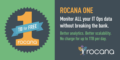 Rocana, a pioneer applying big data to IT Operations, today announced Rocana One, a program that provides companies with their flagship product, Rocana Ops, for free for up to 1 Terabyte of daily data volume. Unlike most free IT monitoring software offers which are handicapped by both functionality and scalability limits, Rocana One provides fully-functional, feature rich IT monitoring and analytics software with unlimited data retention.