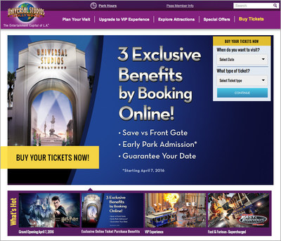 Universal Studios Hollywood introduces EZ Rez(TM), an innovative, easy-to-use online ticket purchasing system.
