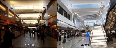 LAX Terminal 2 Before and After