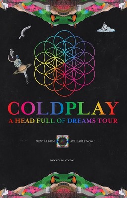 DUE TO OVERWHELMING DEMAND, COLDPLAY ANNOUNCES ADDITIONAL STADIUM SHOWS FOR A HEAD FULL OF DREAMS TOUR