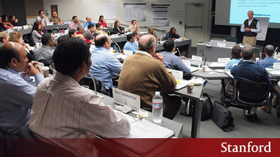 Raymond Levitt, a professor of Civil and Environmental Engineering at Stanford University, teaches the Strategic Execution Framework to participants in the two and a half day professional course held at Stanford, Converting Strategy Into Action.