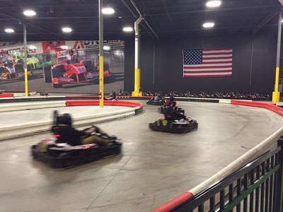 Wounded veterans enjoy camaraderie and racing on the go-kart track