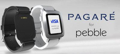 Pagare - Contactless Payments Smartstrap for the Pebble Time Family of Smartwatches