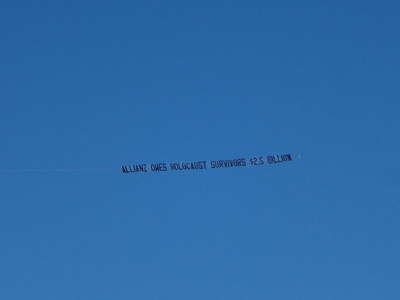 Aerial Banner Over Allianz Golf Tournament
