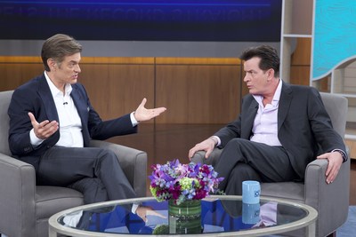 Charlie Sheen appears Wednesday on The Dr. Oz Show