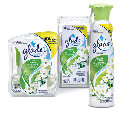 Glade(R) Fresh Citrus Blossoms collection
