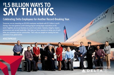Delta Employees Take Home their Piece of Largest Profit Sharing Payout in U.S. History