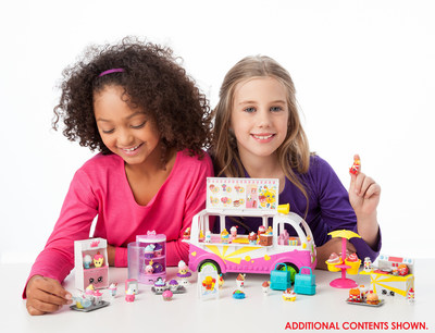 Moose Toys\' Shopkins(TM) Scoops Ice Cream Truck is awarded the 2016 Girl Toy of the Year Award by the Toy Industry Association at the North American International Toy Fair.