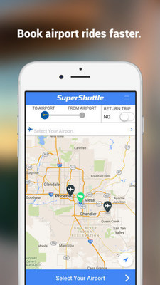 SuperShuttle App makes airport travel a breeze, from reservations to riding in one touch at over 80 airports world-wide.