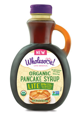 Building off the popularity of Wholesome! Organic Pancake Syrup, the company has made a lighter version with only half the calories per serving of the original. Wholesome! Organic Lite Pancake Syrup maintains that sweet flavor, but avoids using high fructose corn syrup, artificial preservatives, colors and flavors. Sold in a 20 fluid ounce bottle, the syrup is a great accompaniment to pancakes, waffles, French toast and oatmeal. Appearing on shelves in Summer 2016, it is USDA Organic Certified, Non-GMO Project Verified, Gluten Free, Vegan and Kosher.