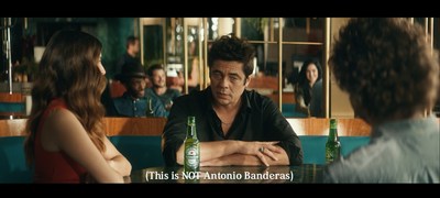 Benecio Del Toro stars in the first spot, "Famous" for Heineken's new "There's More Behind the Star" campaign.