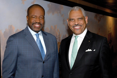 Orlando Ashford, president, Holland America Line (left), and Arnold Donald, CEO, Carnival Corporation have been named to Savoy Magazine's Top 100 Most Influential Blacks in Corporate America List for 2016