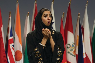 Shurooq AlBanna competes in Toastmasters World Championship of Public Speaking