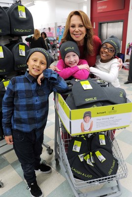 Kmart shoppers rallied together last holiday season to support the St. Jude Children's Research Hospital® Thanks and Giving® campaign. The introduction of The Giving Hat™ - modeled here by St. Jude  National Outreach Director Marlo Thomas and St. Jude patients at a New York Kmart last year - contributed to an extraordinary $16.1 million in total donations by Kmart members, associates and customers in 2015. Since 2006, Kmart has raised more than $92.8 million for St. Jude.