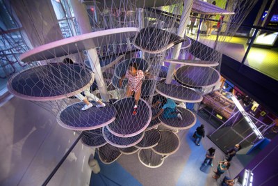With signage in both English and Spanish, Children's Museum of Houston offers a multitude of exhibits bursting with action-packed fun geared toward engaging kids.