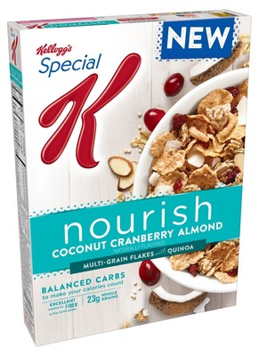 Kellogg's® Special K® Nourish Coconut Cranberry Almond cereal
