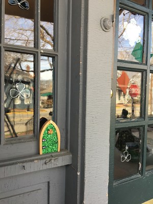 In keeping with the belief that Irish is an Attitude, the Dublin Convention & Visitors Bureau worked with seven Dublin businesses to install custom-designed, green fairy doors fit for seven new fairies. Visitors can visit each fairy's home alone the first Irish Fairy Door Trail.