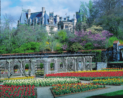 Biltmore's Walled Garden in the spring is just one of the highlights of the Vanderbilt estate's annual springtime celebration, Biltmore Blooms, running March 19 through May 26, 2016. Photo Credit: The Biltmore Company