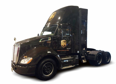UPS Truck with Agility CNG Fuel System