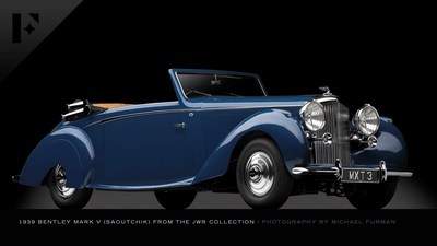 This 1939 Bentley Mark V 4.25 Litre from the JWR collection is up for bid in the June 11 Elegance at Hershey auction presented by The Finest Automobile Auctions. Bid online on Proxibid.
