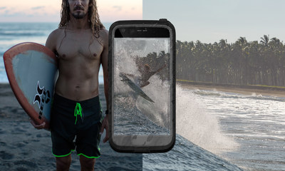 LifeProof FRE for LG G5 provides waterproof, drop proof, dirt proof and snow proof protection.