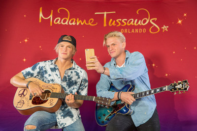 Orlando, Fla. - Mar. 18, 2015 - Australian-born singer-songwriter Cody Simpson came face-to-face with his new wax figure in Orlando, Fla. Simpson was surrounded by a group of fans, who entered a contest to win the chance for a meet-and-greet with the star, as he unveiled the new wax figure. Simpson met with Madame Tussauds artists where more than 300 precise measurements of his head and body were taken to create a perfect replica of the star. He also provided artists with clothing and accessories for his figure.