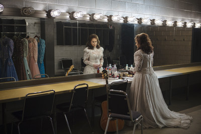 Loretta Lynn (pictured) from the set of her new music video 