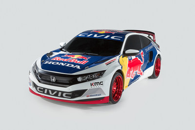 Honda Debuts 2016 Civic Coupe Racing Livery to Compete in 2016 Red Bull Global Rallycross Series