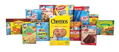 Participating General Mills Products for 2016 Outnumber Hunger Campaign. The specially marked products contain a code found on the packaging that helps Feeding America secure five meals on behalf of local food banks.