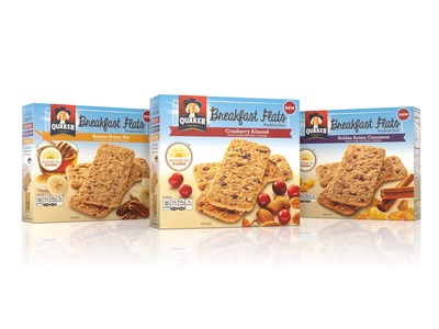 As the trusted breakfast leader, The Quaker Oats Company, a subsidiary of PepsiCo, Inc., has combined a delicious medley of ingredients with portability in new Quaker Breakfast Flats, spring's must-have snack that helps get you where you need to go, no matter where the day takes you.