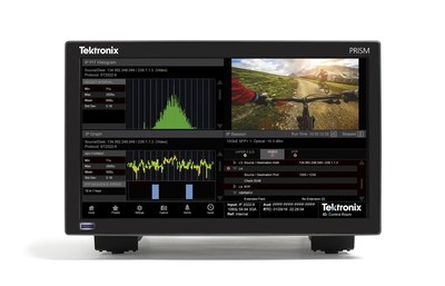 The new Tektronix Prism platform bridges the gap between SDI and IP worlds with unique ability to correlate SDI and IP media signals.