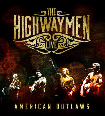 The Highwaymen Live - American Outlaws, album cover