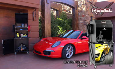 Rebel Carts Enthusiasts Edition - The Ultimate Car Detailing Cart.