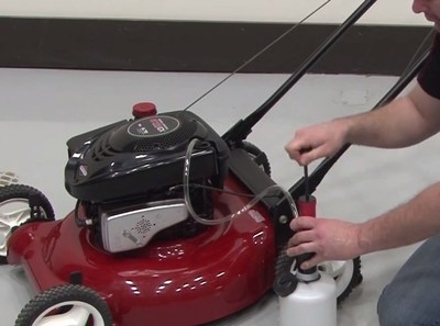 Briggs & Stratton provides guidelines on how to properly perform an oil change on lawn mower engines