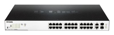 With its Power-over-Ethernet capabilities (PoE), the DGS-1100-26MP supports 24 Gigabit ports, two Gigabit Combo ports, and includes features specifically designed for IP surveillance applications.