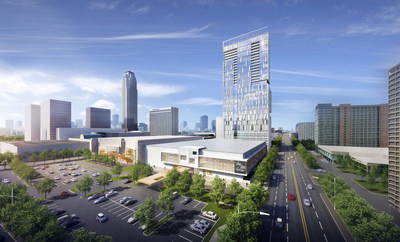 A luxury residential and hotel tower will be built adjacent to The Galleria in Houston