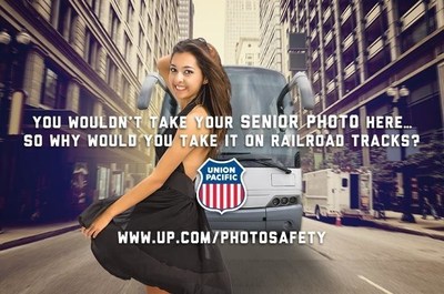 Union Pacific's High School Photo Safety Campaign Named 2016 Telly Awards Winner