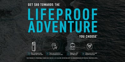 Get $80 toward the LifeProof adventure of your choice by purchasing a promotionally marked LifeProof case at Best Buy for a limited time.