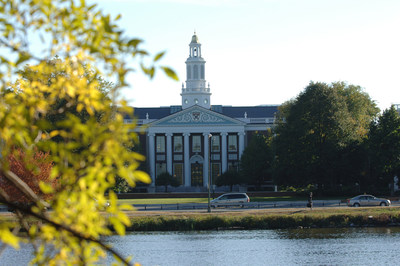 Harvard Business School's Baker Library.