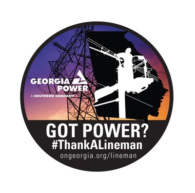 Throughout April, Georgia Power is inviting customers, employees and anyone who has been positively impacted by the work of a lineman to #ThankALineman and visit www.ongeorgia.org/lineman to sign a digital 