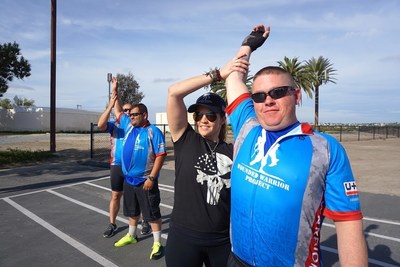 WWP Alumni pose for photos after taking part in a 2015 Soldier Ride event in California.